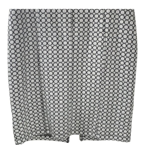 Maeve by Anthropologie Black White Pencil Skirt Women’s Small Straight - Picture 3 of 12